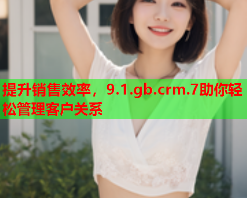 提升销售效率，9.1.gb.crm.7助你轻松管理客户关系  第1张